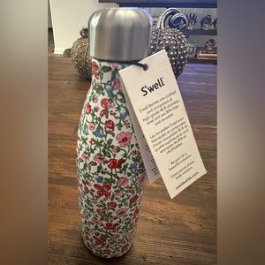 Liberty Fabrics x Starbucks S’Well Bottle NWT Floral Red Pink Blue Green